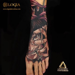 tatuaje-brazo-anime-color-logia-barcelona-leonardo-02   